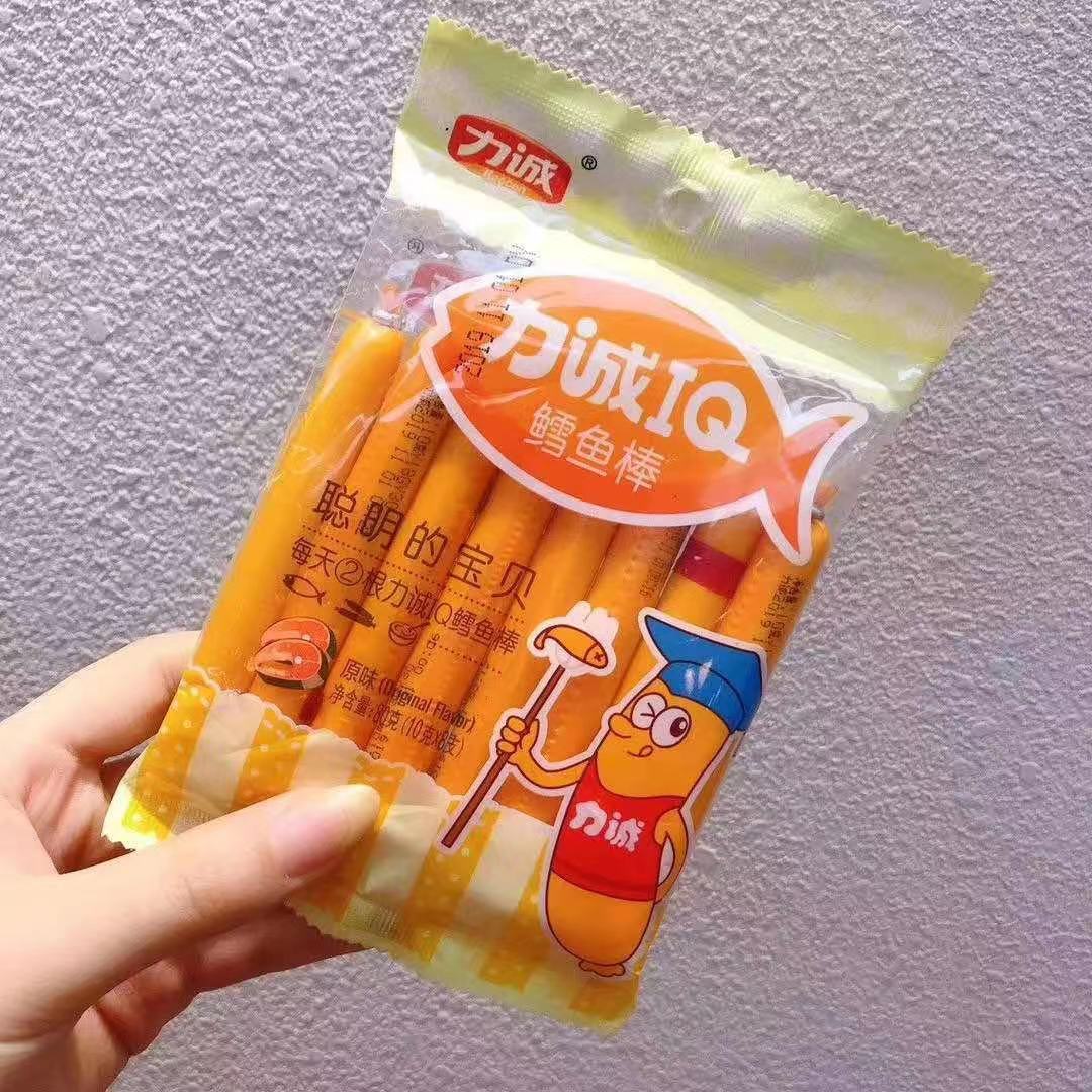 力诚鳕鱼肠 原味芝士味 即食 80克*50袋 整箱-阿里巴巴