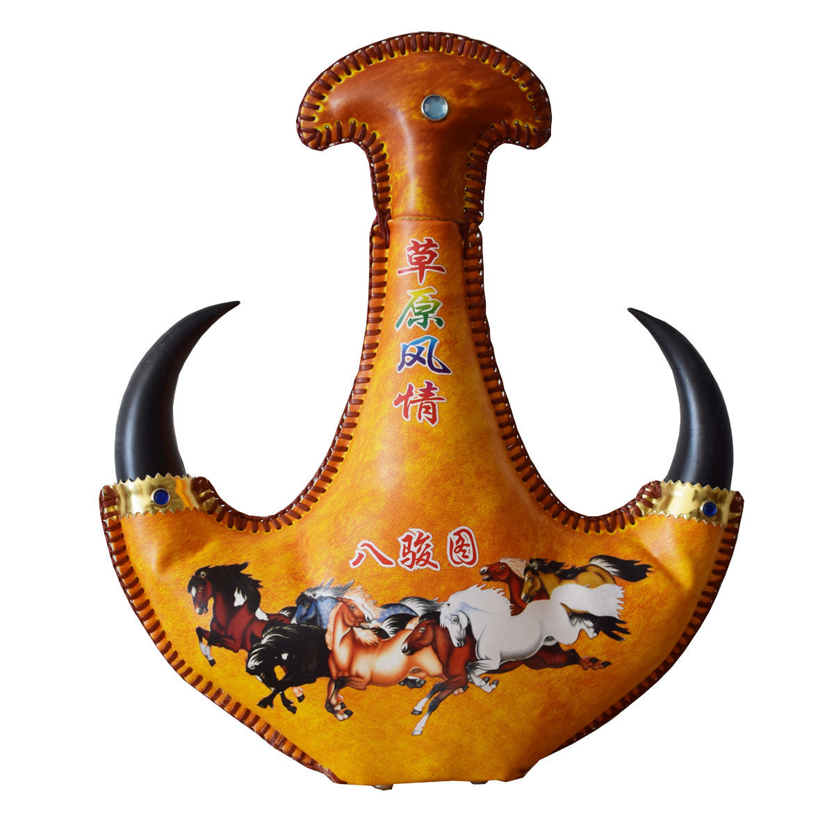 蒙古皮壶酒内蒙古马奶酒正.宗蒙古奶酒500ml38度奶酒工艺奶酒