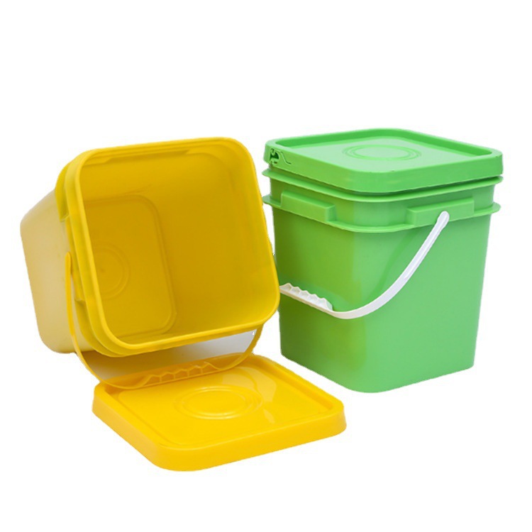 农药兽药塑料包装桶10升加厚方形注塑桶10公斤化工涂料酵素桶