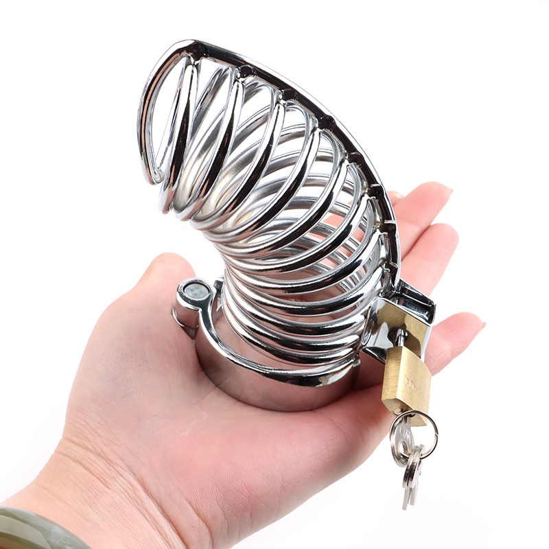 不锈钢贞操锁 贞洁锁男用贞操带jj锁阴茎锁情趣用品性工具