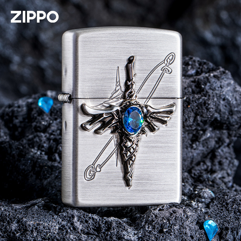 正品zippo打火机官方旗舰男士守护双子燃油防风生日送男友火机