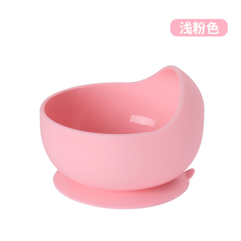 Baby Snail Snack Catcher Silicone Children's Tableware Solid Food Bowl Silicone Plate Suit