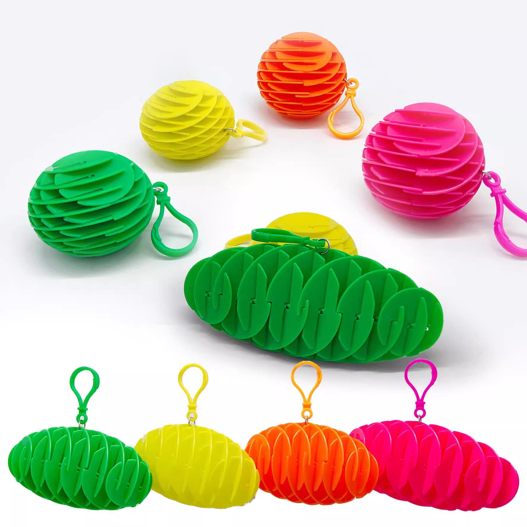 Cross-Border Morf Worm Fidget Toy Elastic Net Decompression Toy Decompression Worm Toy 3d Deformation in Stock