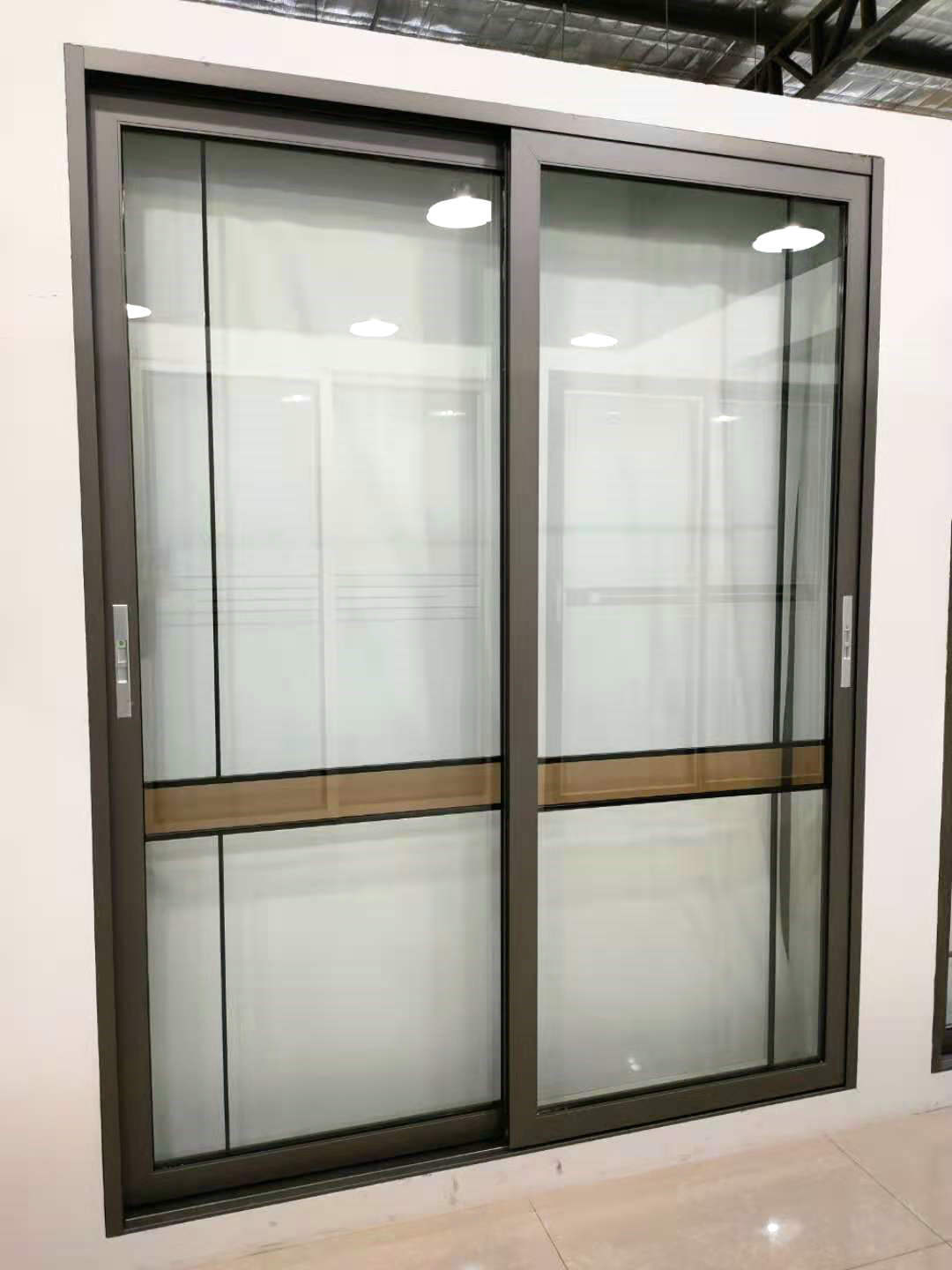 阳台商铺隔断推拉钢化玻璃门隔音隔热铝合金大折叠双层中空玻璃门