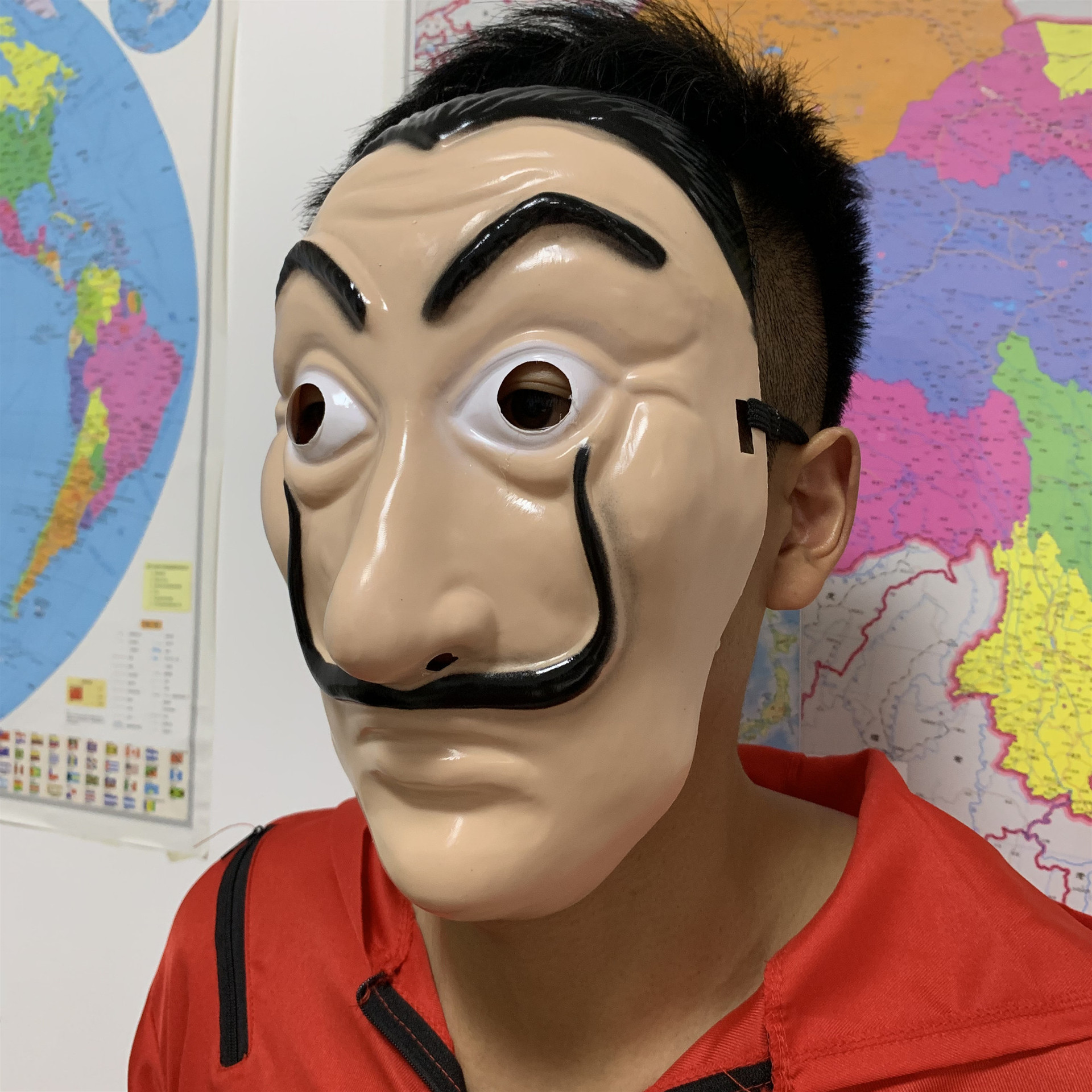 万圣节达利面具la casa de papel 纸钞屋装饰道具