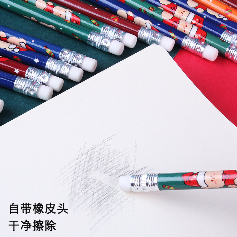 Christmas Boxed Pencil Kindergarten Children Stationery Prizes Reward Elementary School Students Practical Gifts Christmas Gifts