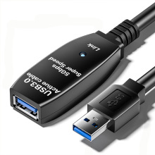 USB3.0延长数据线带信号放大器接收器加长线公对母连接打印机线