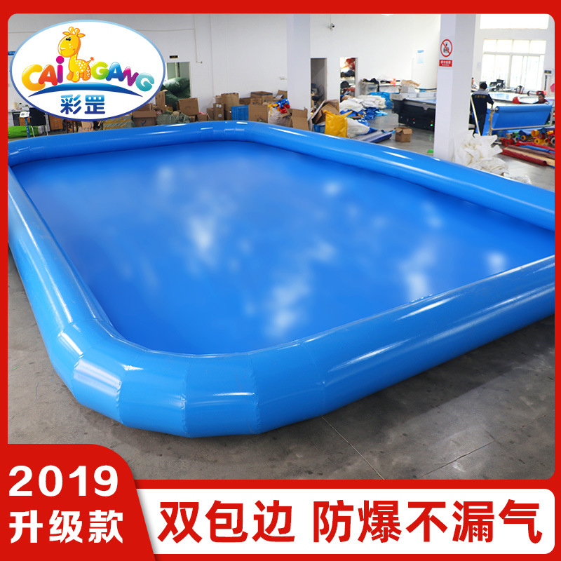 加厚充气泳池大型支架游泳池儿童户外抓鱼水池超大家用游乐场鱼池