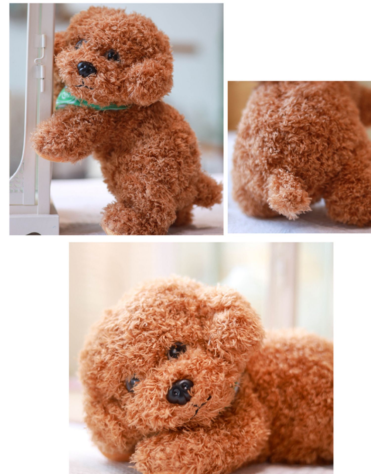 批发仿真狗泰迪狗公仔毛绒玩具小狗狗玩偶娃娃泰迪犬儿童玩伴礼物