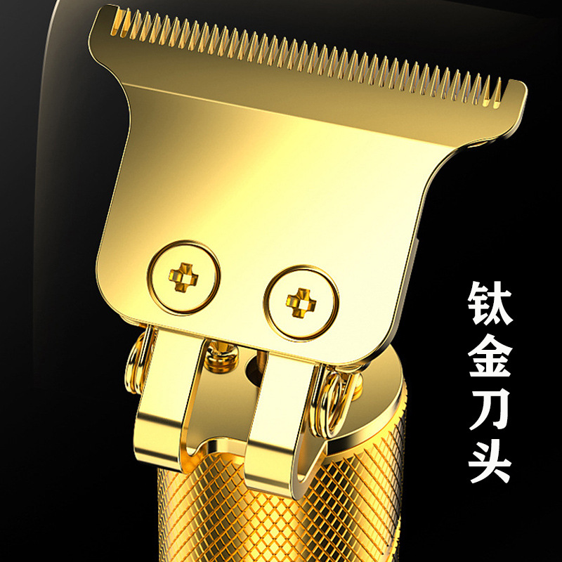 electric hair clipper Cross-Border T9 Electric Electrical Hair Cutter Oil Head Hair Clipper Hair Clipper Optical Head Electric Clipper Carving Marks Razor Rechargeable