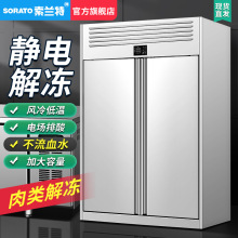 解冻柜商用高压静电低温冷藏缓化大容量猪羊牛肉化冻机排酸柜