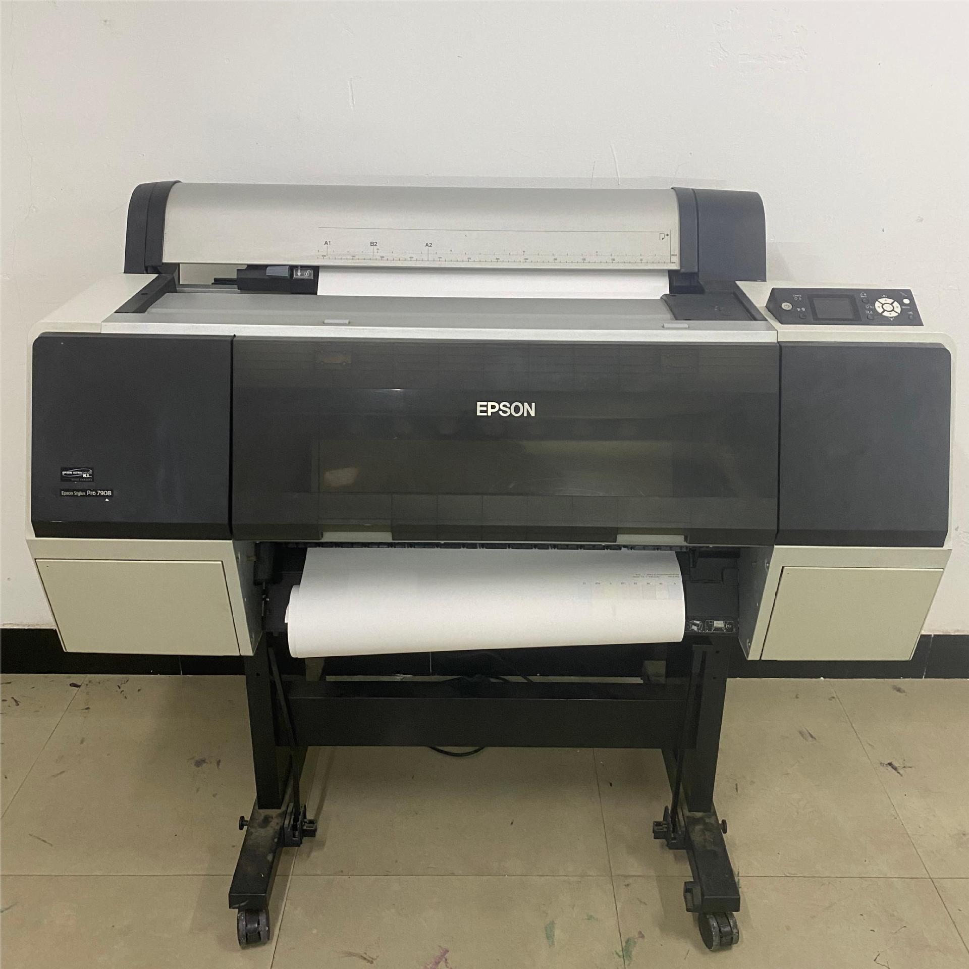 二手打印机 爱普生epson7908 宽幅装饰画艺术品菲林输喷墨打印