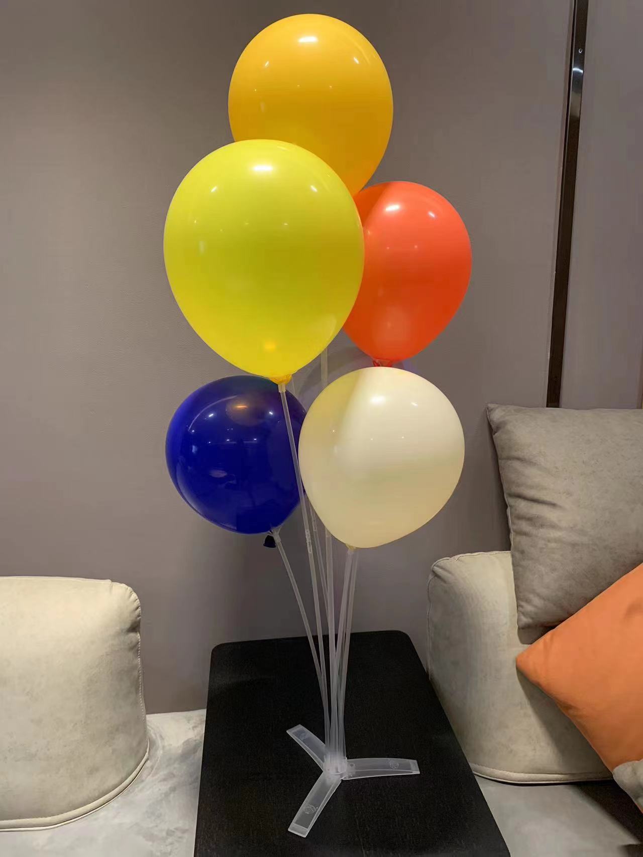 桌飘气球拼接支架透明生日派对场地布置道具装饰室内气球立柱桌
