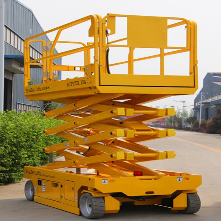 剪叉式高空作业车14米电动四轮升降平台12米移动式液压升降机货梯
