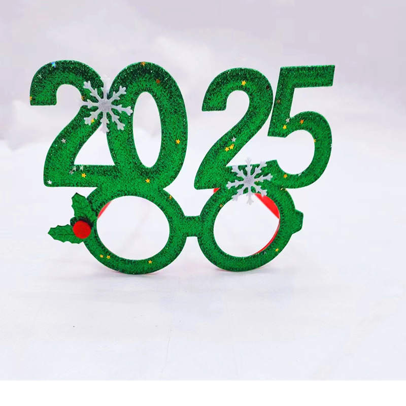 2024 New Christmas Decoration Glasses Adult Christmas Gifts for Children Holiday Supplies Party Creative Glasses Frame