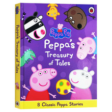 小猪佩 奇8个故事合集英文原版书Peppa's Treasury of Tales儿童