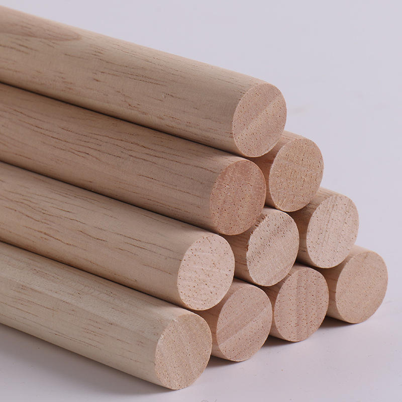 圆木棒瑜伽形体训练棍圆木棍建筑模型材料小圆棒原木杆家具配件