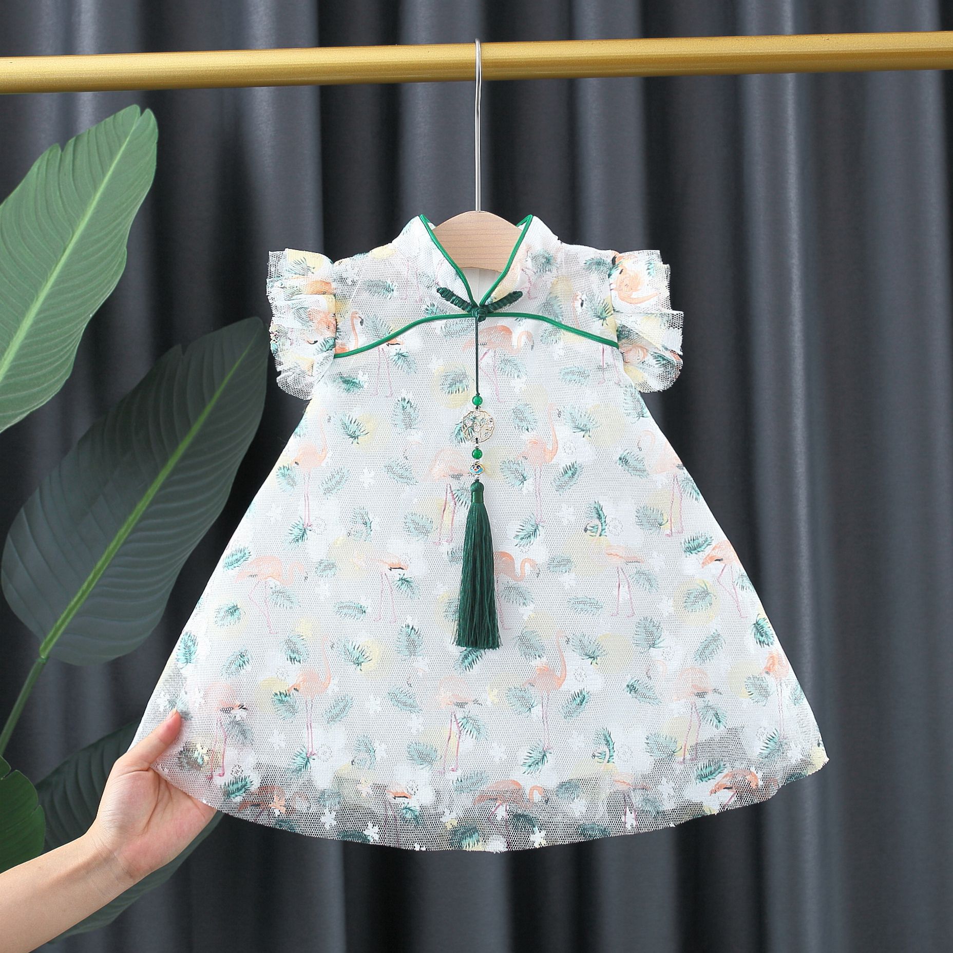 女童网红夏装2021新款女宝宝3连衣裙4周岁小女孩公主裙夏儿童代发