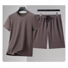 休闲运动套装男跑步健身房短袖t恤速干透气夏天运动服两件套男士