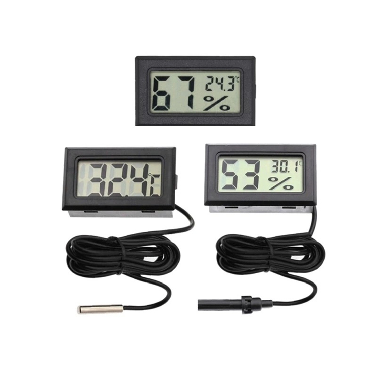 数显温度计 带防水探头 电子湿度计 传感器 嵌入式内置天线测温仪