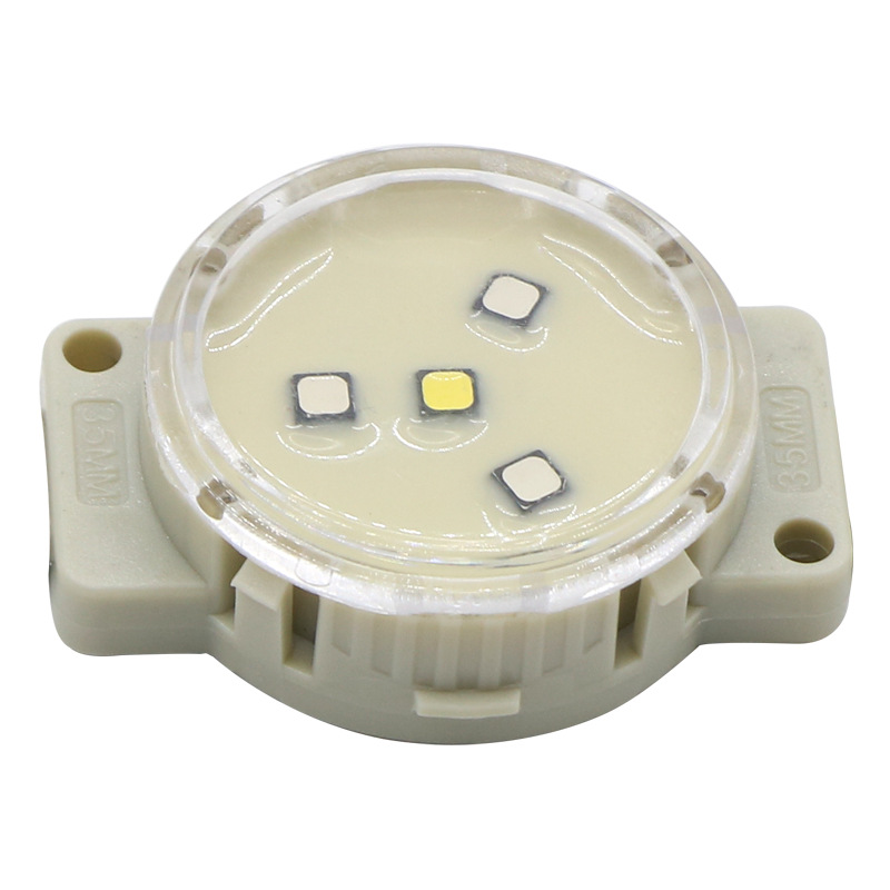 圆8公分led点光源 透明外壳led像素灯 景观亮化led串灯