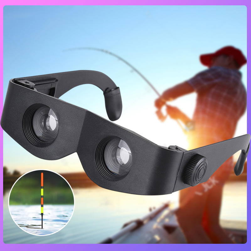 工厂直销钓鱼望远镜看漂垂钓渔具钓鱼专用眼镜式拉近放大-阿里巴巴