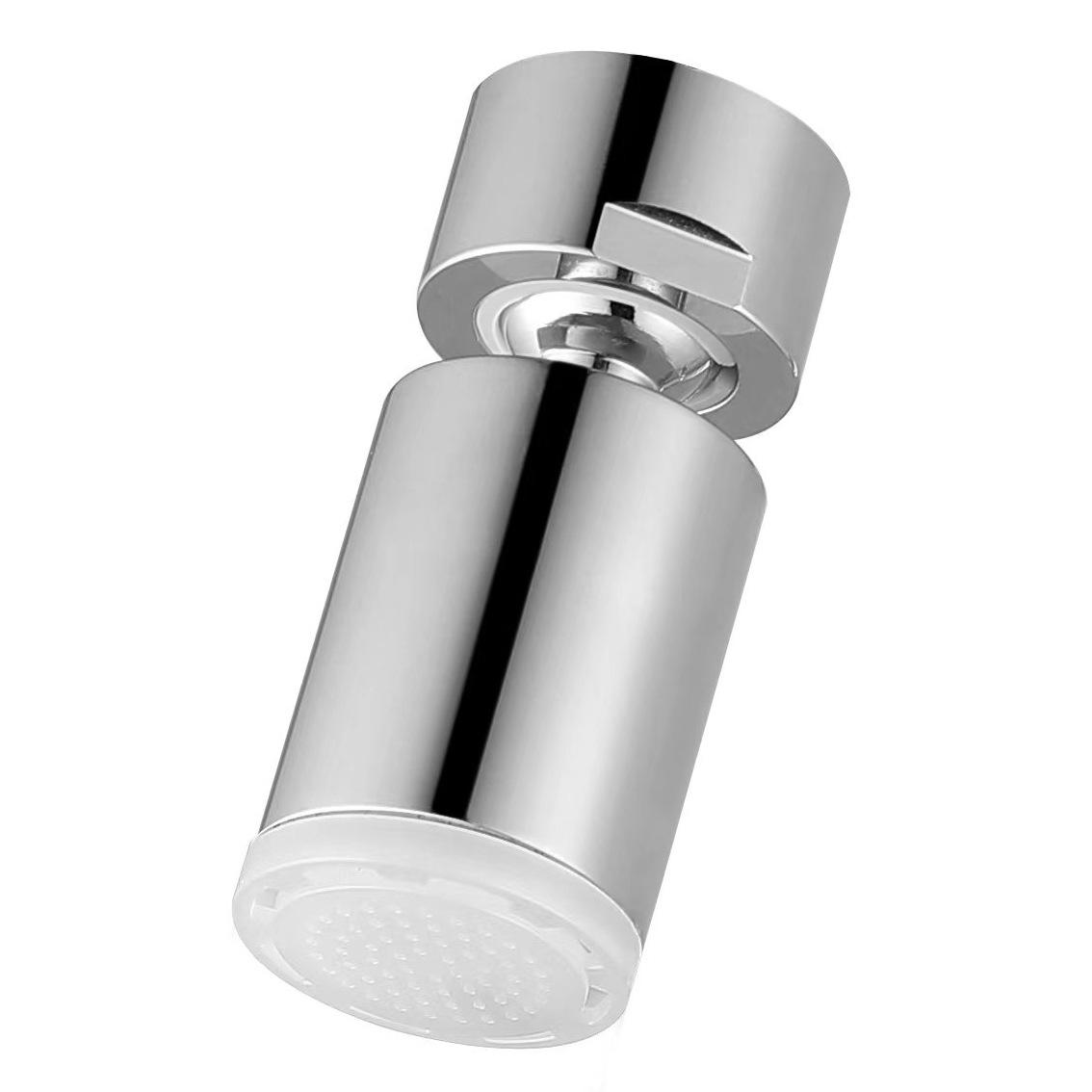 跨境爆款 LED三色温感万向起泡器 M22内螺纹铜壳发光变色起波器