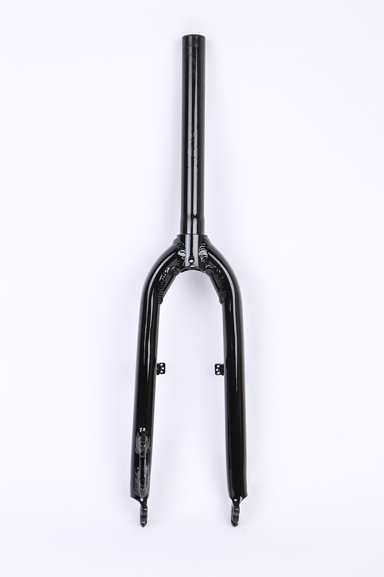 山地车自行车前叉20寸攀爬车前叉铝合金一体成型前叉硬叉自行车叉