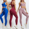 Europe and America Gym yoga suit summer 2022 new pattern outdoors Training clothes Quick drying run major Athletic Wear