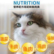 冻干猫粮通用型1斤2斤5斤海洋鱼味成猫幼猫增肥发腮粮流浪猫猫粮