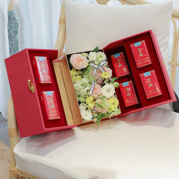 高端惊喜香烟手提礼盒男朋友中华香烟鲜花盒礼物包装盒现货批发