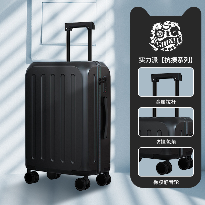 New Luggage Student Large Capacity Business Password Suitcase Suitcase Ins Luggage Trolley Case Men and Women Same Style