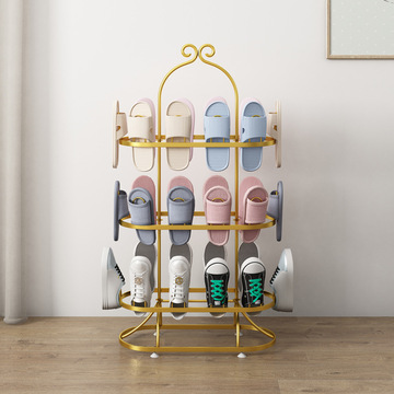 拖鞋鞋架的晒鞋子简易家用落地晾落地式室外旋转鞋架阳台收纳架子