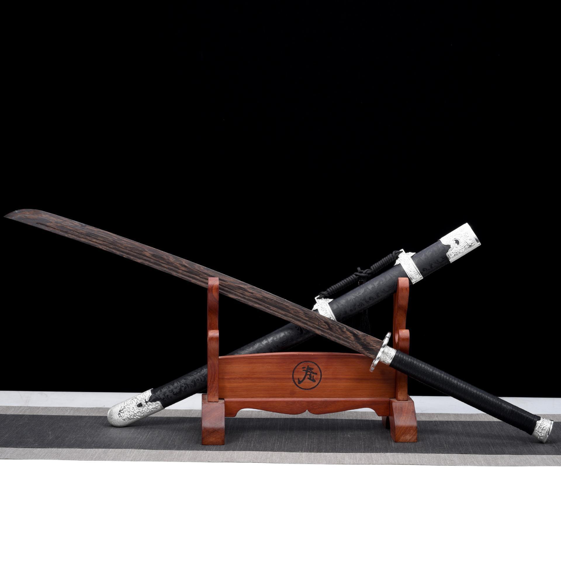 龙泉华影刀剑花梨木绣春刀动漫道具刀影视木刀清刀cos摆件未开刃