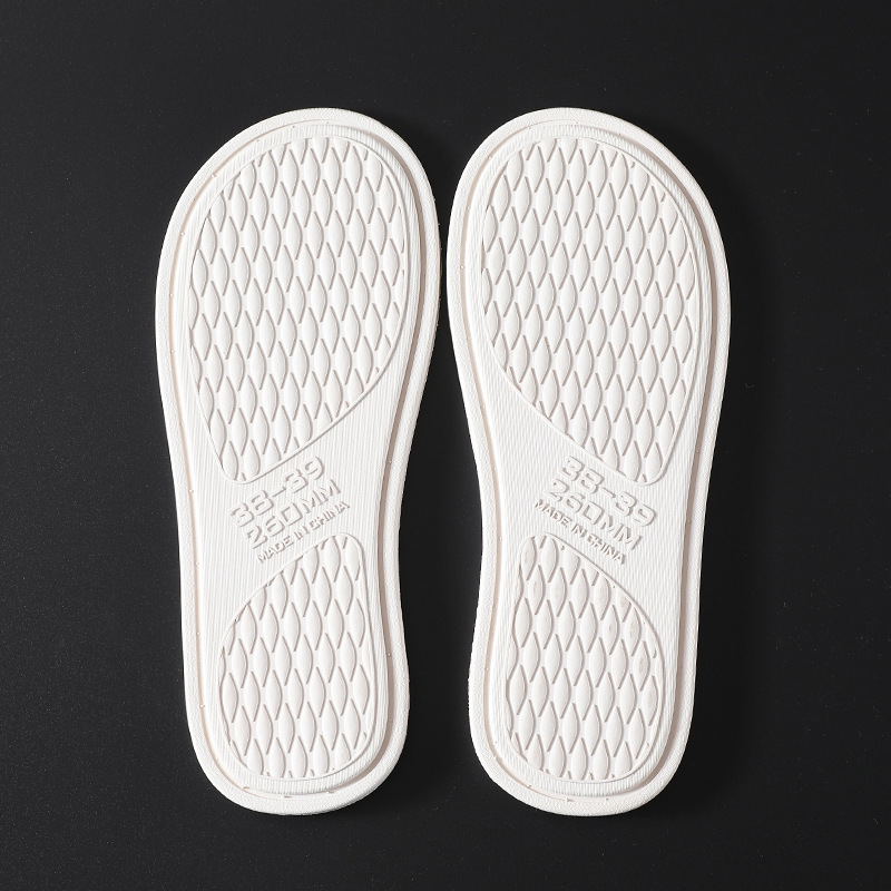 室内家用居家透气pvc地板拖四季通用 阻滑白色鞋底厂家现货批发