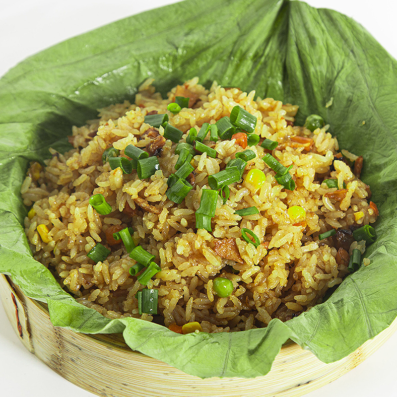沙县荷叶饭速冻商用半成品糯米饭懒人快餐外卖海鲜料理包方便米饭