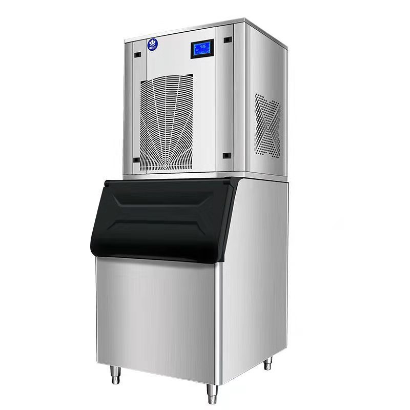 500公斤全自动碎冰雪花机商用500kg超市火锅酒店自助餐雪花制冰机