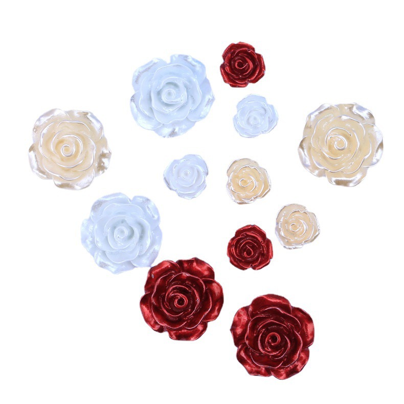 Cream Glue Epoxy Diy Homemade Handmade Phone Case Material Spray Paint Flower Pearlescent Flower Resin Accessories Crafts