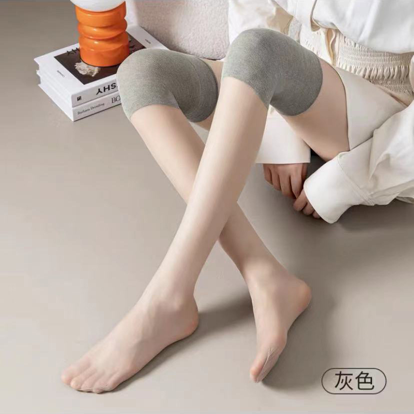 Silk Stockings Women's Long Air Conditioning Knee Pads Calf Socks Long High Summer Ultra-Thin Anti-Snagging Silk Knee Socks