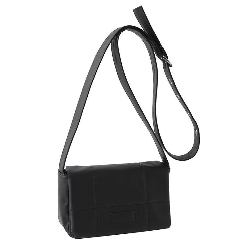Cross-Border Fashion Plaid Solid Color Bag Women Bags2023 Spring Popular Small Square Bag Casual Shoulder Messenger Bag