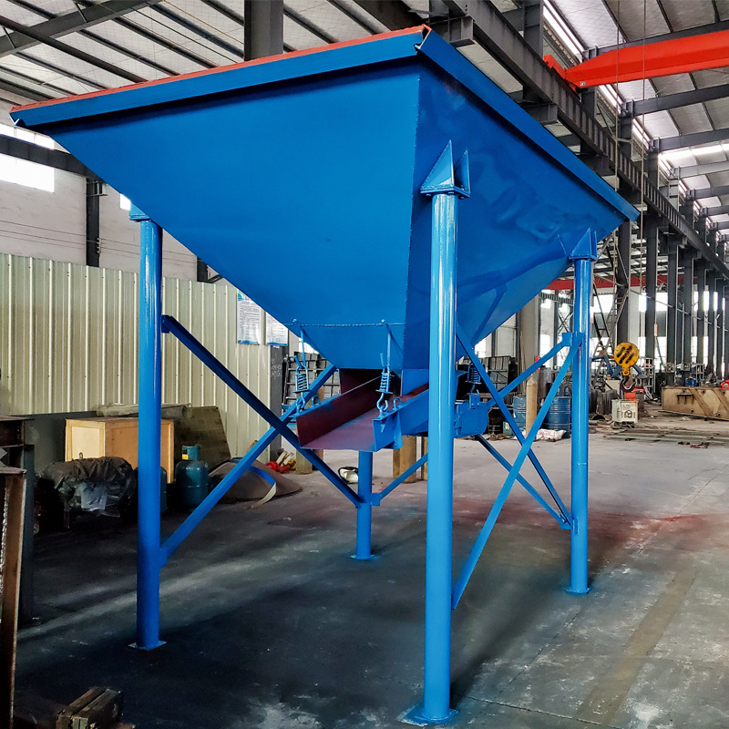 震动给料斗砂石储料仓三斗料斗机隔筛料三角料斗沙用下料斗生产商