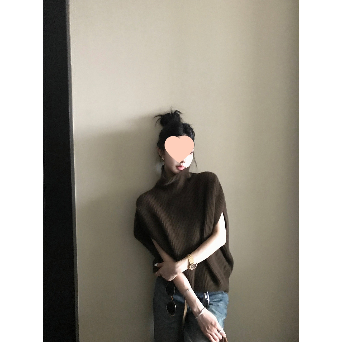 欧阳 智性叠叠乐 Jenni*舒适区轻柔暖肤超奢浣熊绒羊毛毛衫