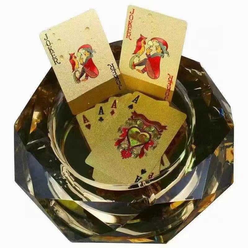 土豪金扑克牌金箔扑克休闲娱乐朋友聚会棋牌室扑克牌厂家货源