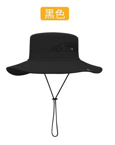 Sun Hat Jungle Hat Summer Outdoor Fishing Hat Big Head Circumference Breathable Big Brim Hat Sun Protection Fisherman Hat Printing