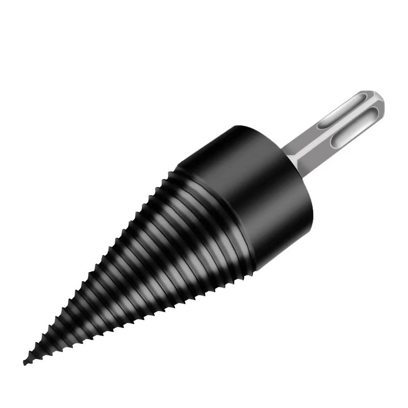 劈柴神器冲击钻电锤劈柴机器钻头劈柴钻头家用劈柴阶梯钻分裂锥