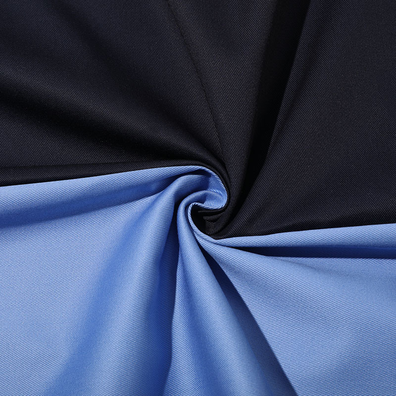 cvc加厚涤棉纱卡工作服制服帽子耐磨斜纹布工装校服无弹面料染色