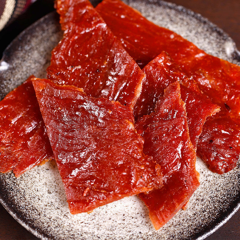 500g靖江猪肉脯手撕肉脯1斤猪肉铺干100g肉类满铺休闲零食大礼包