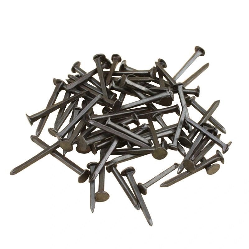 鞋钉 沙发钉 四方钉 烤蓝短钉盒装臭皮钉 铁钉 多规格鞋钉