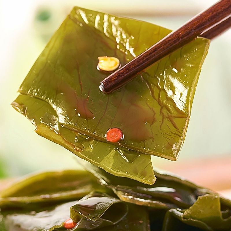 105g香辣海带片网红休闲小吃香卤海带开袋即食下饭菜批发麻辣海带