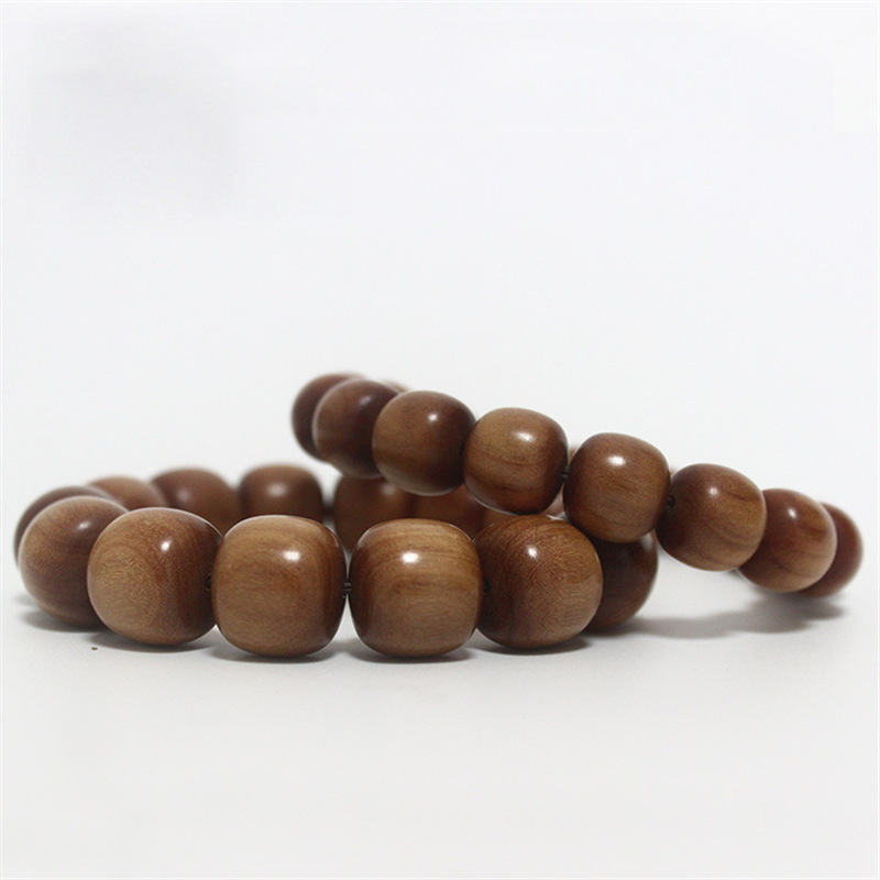 老山檀香手串正宗印度老山檀黑肉盘玩文玩手链念珠阴沉檀香木佛珠